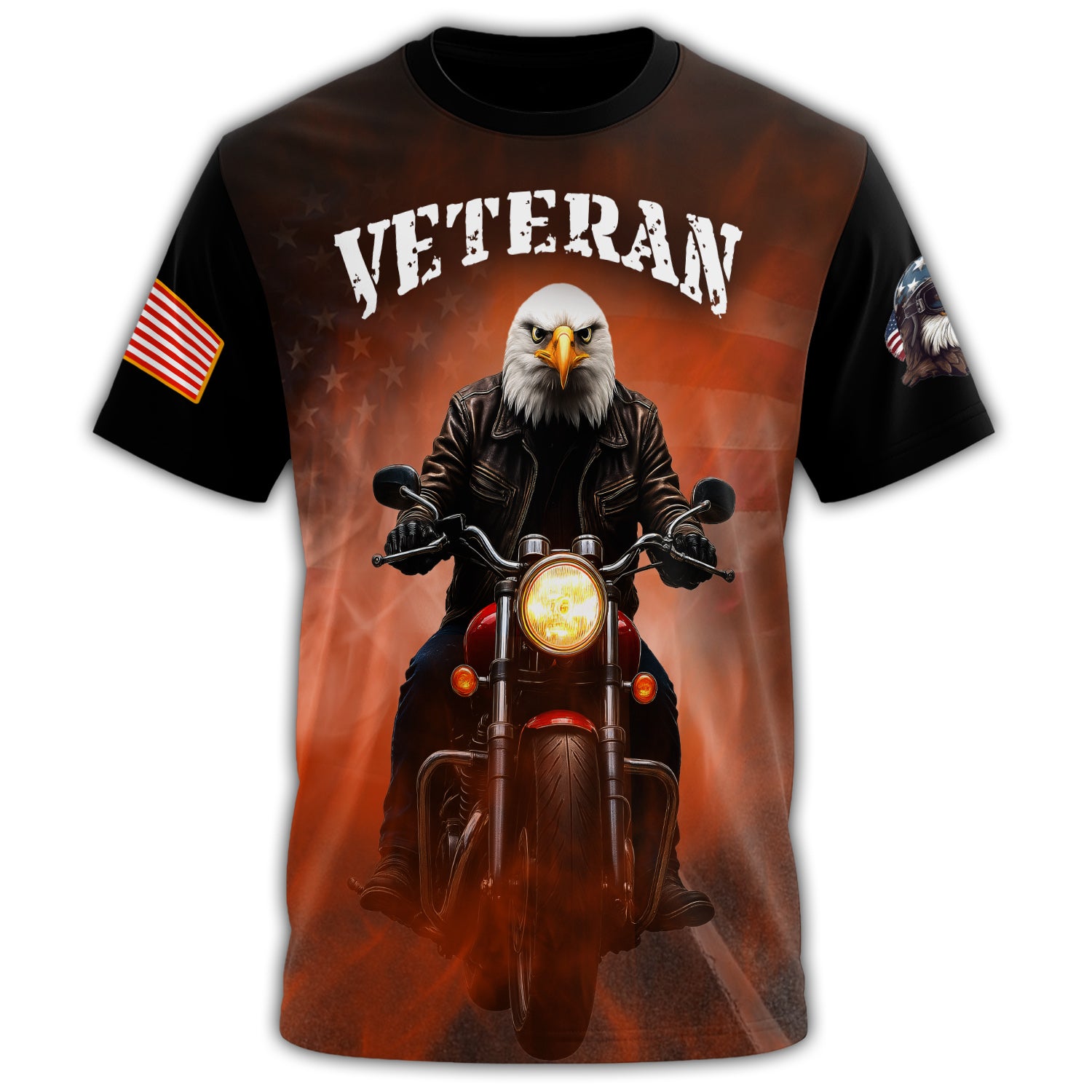 Freedom on Two Wheels All-over Print T-Shirt Secondary image