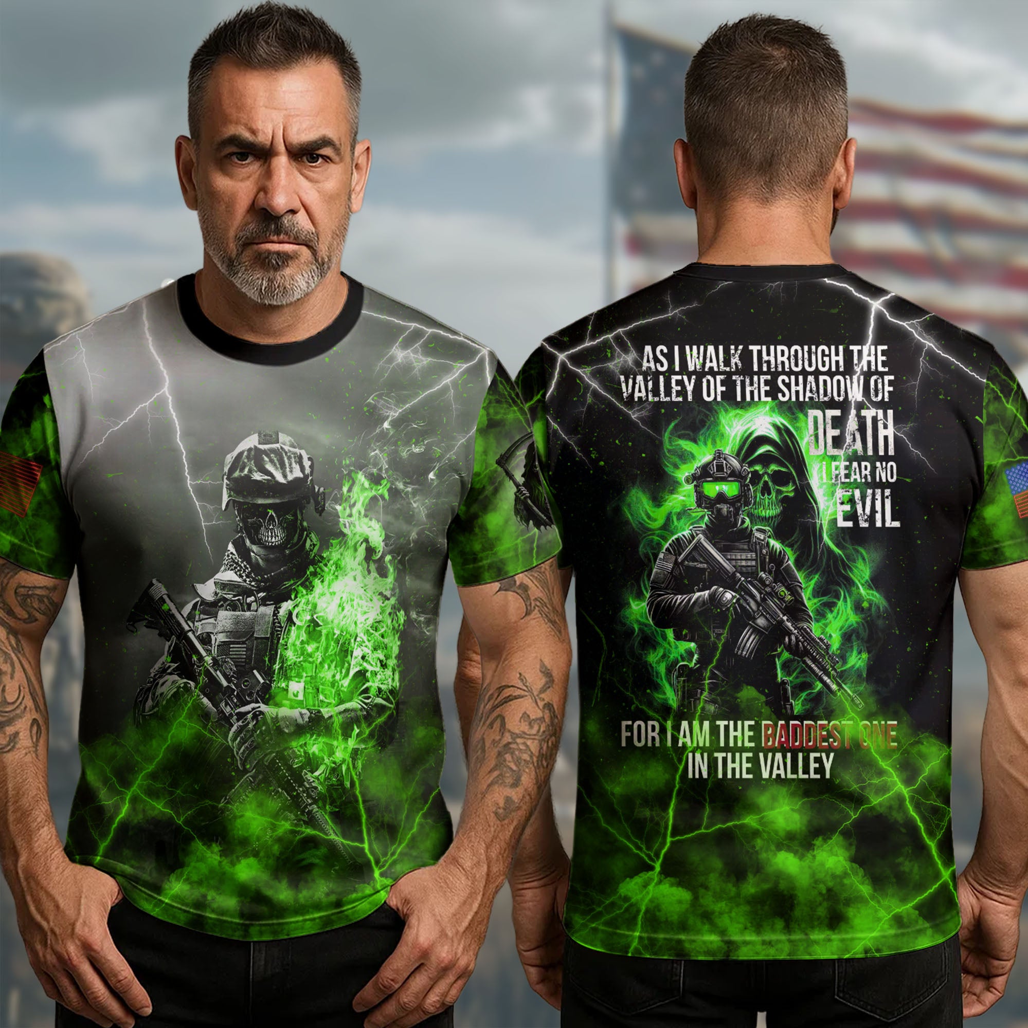 As I Walk Through the All-over Print T-Shirt