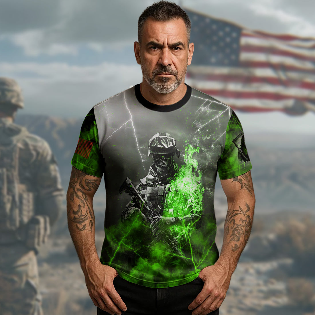 As I Walk Through the All-over Print T-Shirt