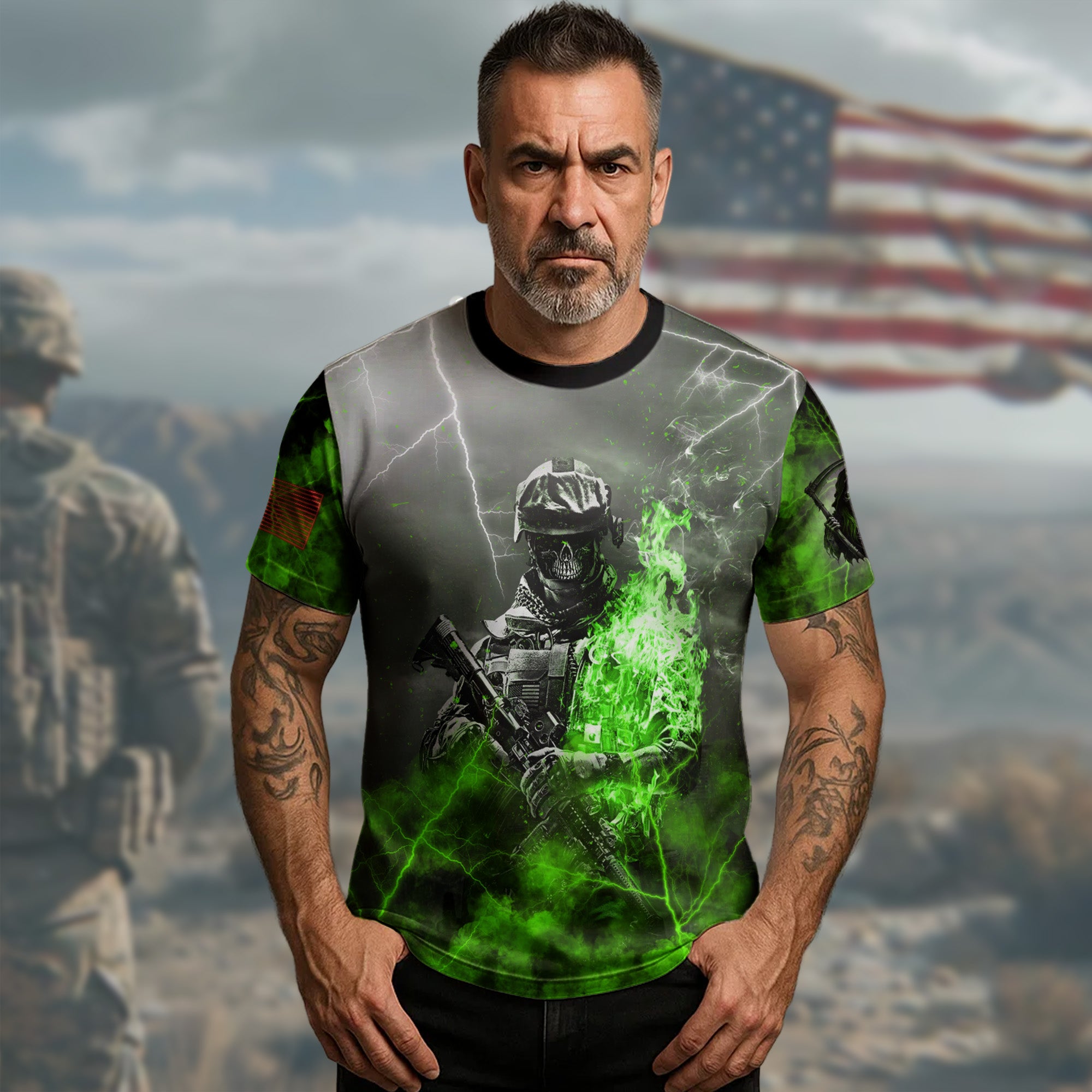 As I Walk Through the All-over Print T-Shirt