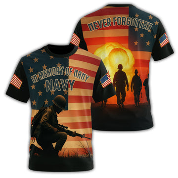 In Memory of Many Never All-over Print T-Shirt