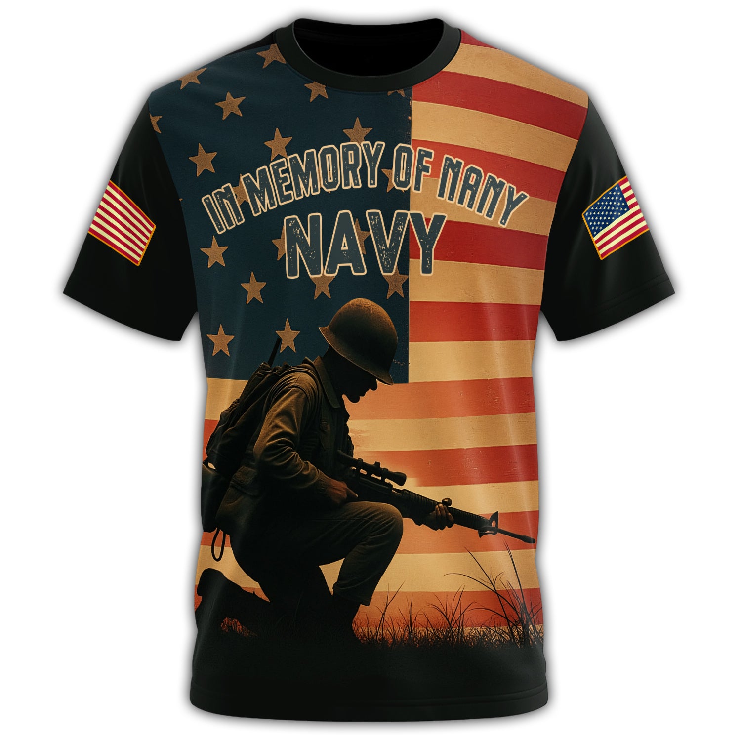 In Memory of Many Never All-over Print T-Shirt Secondary image