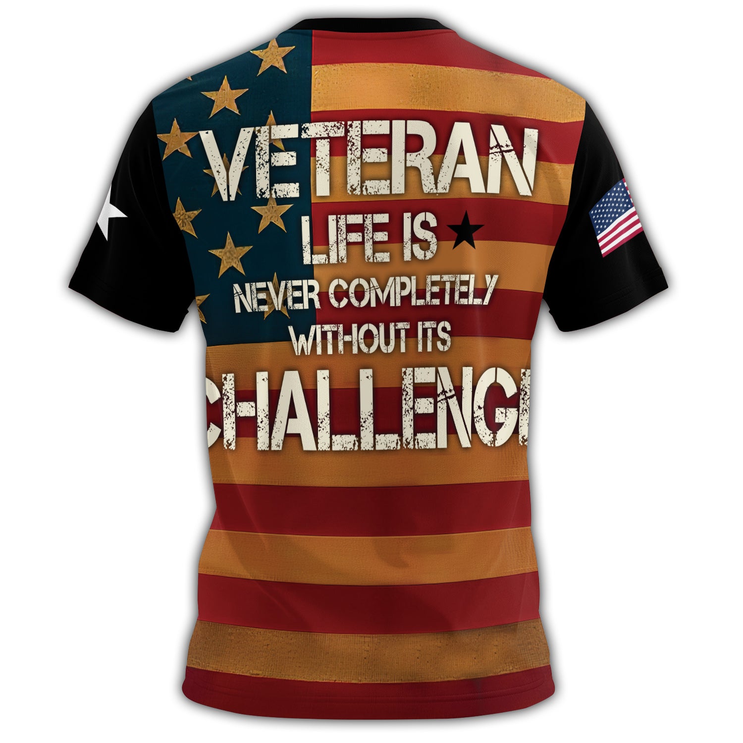 Veteran Life Is Never All-over Print T-Shirt
