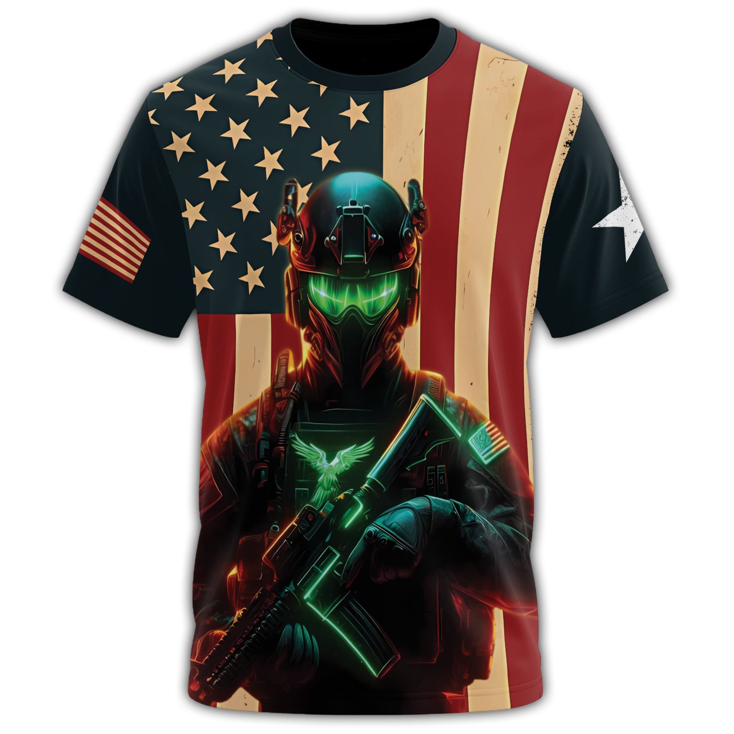 Why Did I Become a Veteran All-over Print T-Shirt Secondary image