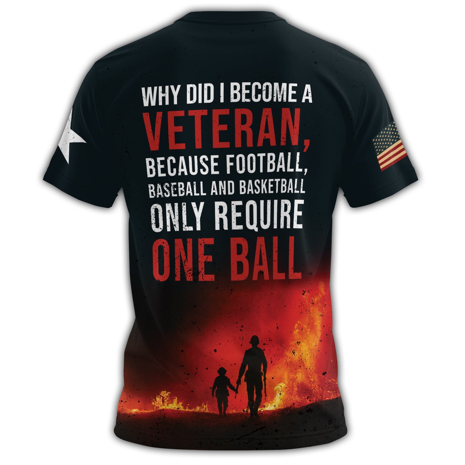 Why Did I Become a Veteran All-over Print T-Shirt
