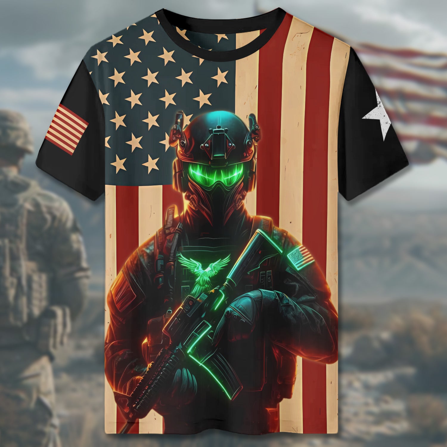 Why Did I Become a Veteran Because Football Baseball and Basketball Only Require One Ball All-over Print T-Shirt