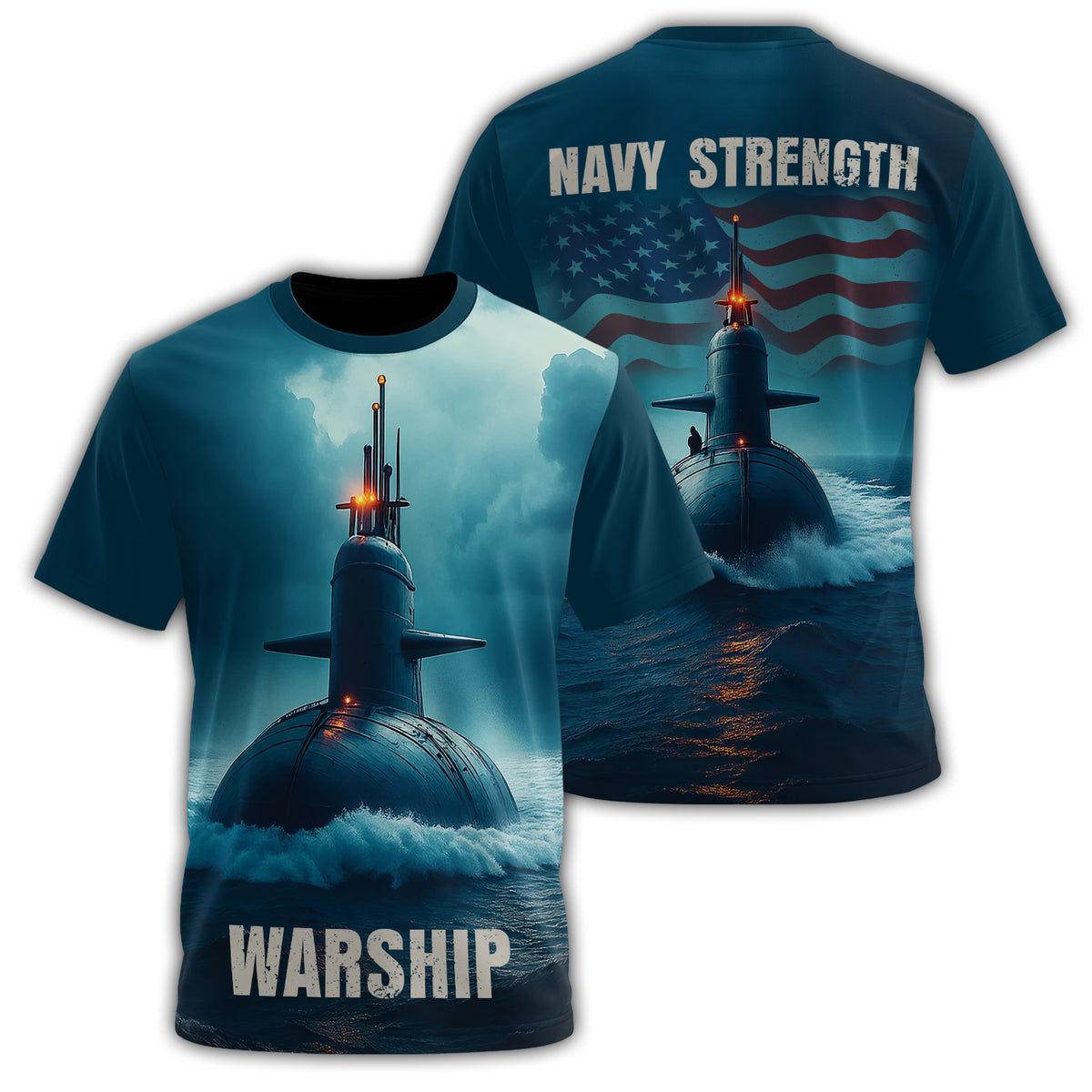 Warship Navy Strength All-over Print T-Shirt Main image