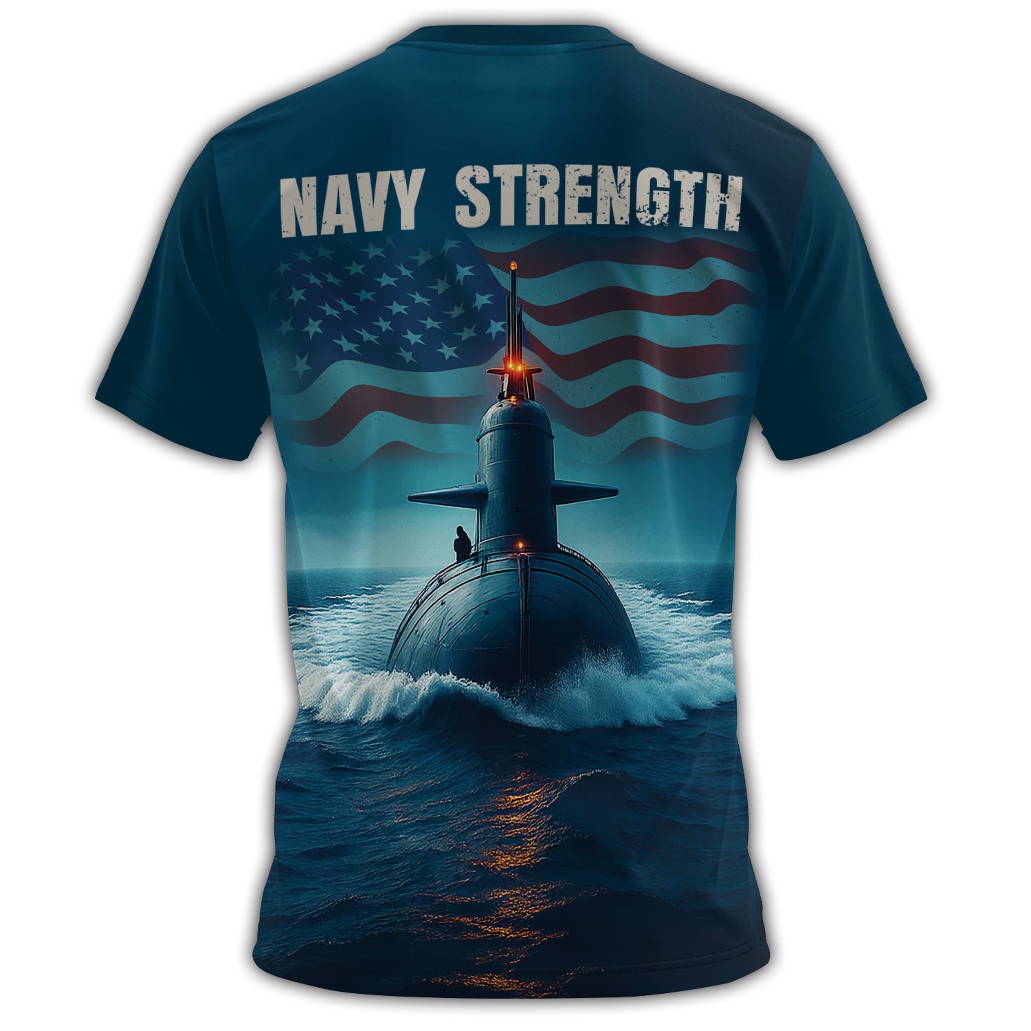 Warship Navy Strength All-over Print T-Shirt