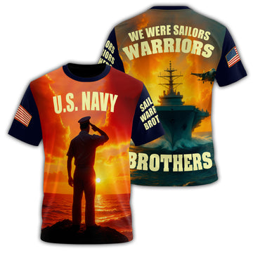 U.S. Navy We Were Sailors All-over Print T-Shirt