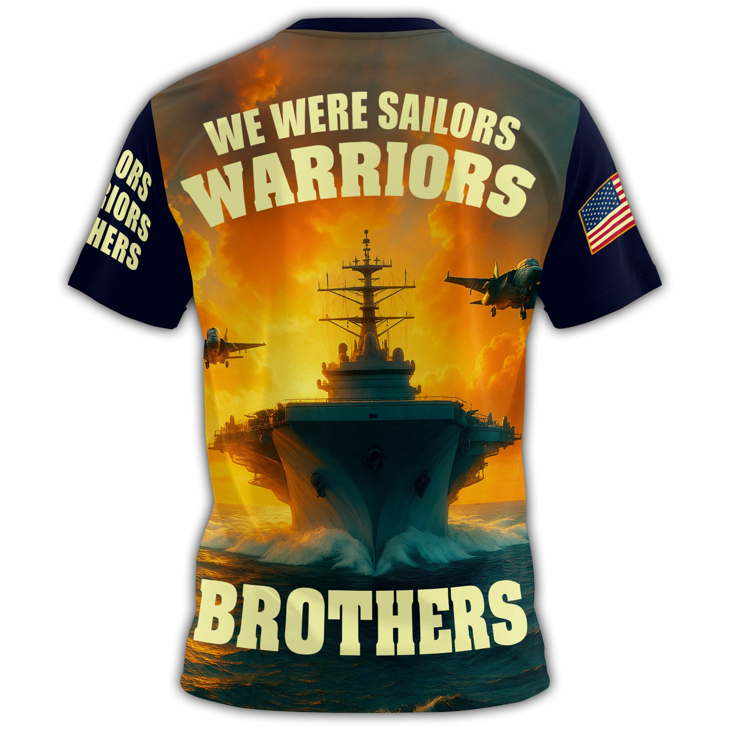 U.S. Navy We Were Sailors All-over Print T-Shirt