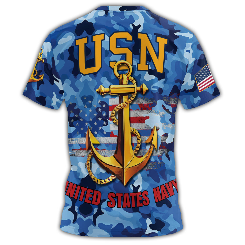 U.S. Navy Strength at Sea All-over Print T-Shirt
