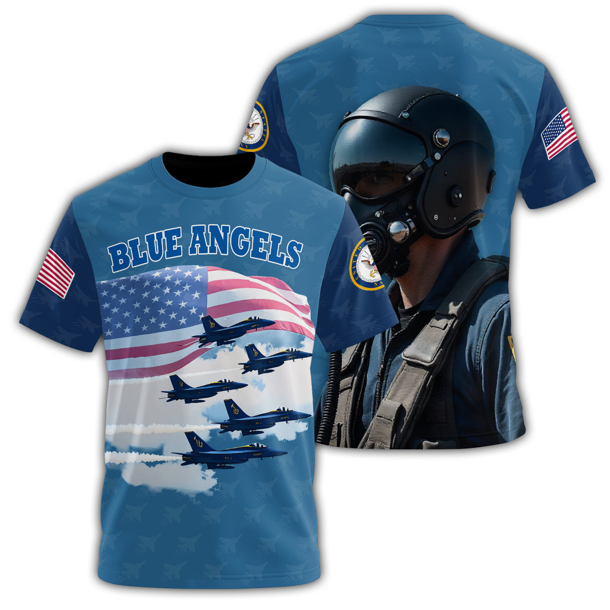 Blue Angels Precision in All-over Print T-Shirt Main image