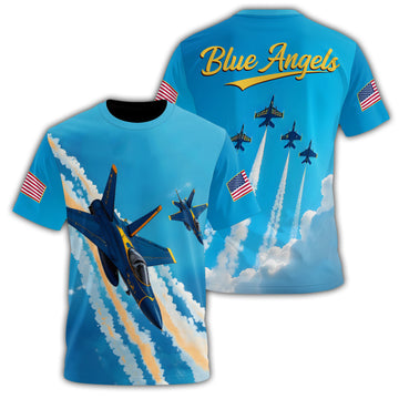 Blue Angels U.S. Navy All-over Print T-Shirt