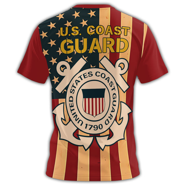 U.S. Coast Guard Semper Paratus All-over Print T-Shirt