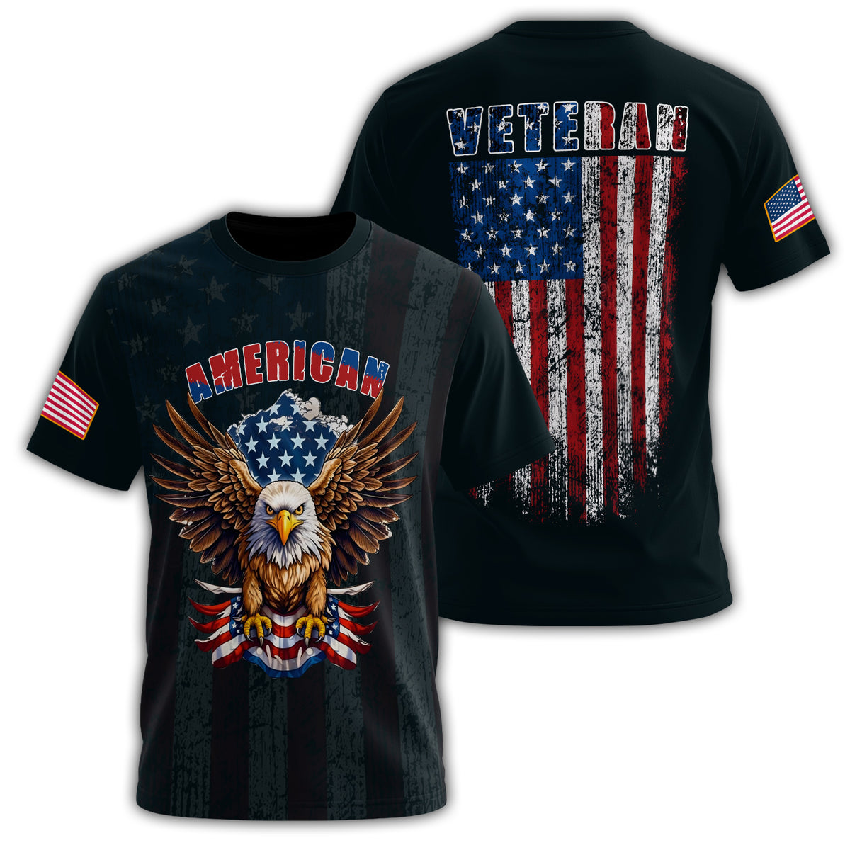 American Veteran Proud All-over Print T-Shirt Main image