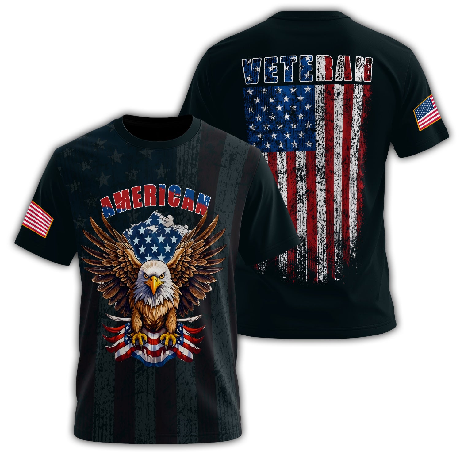 American Veteran Proud All-over Print T-Shirt