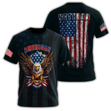 American Veteran Proud All-over Print T-Shirt