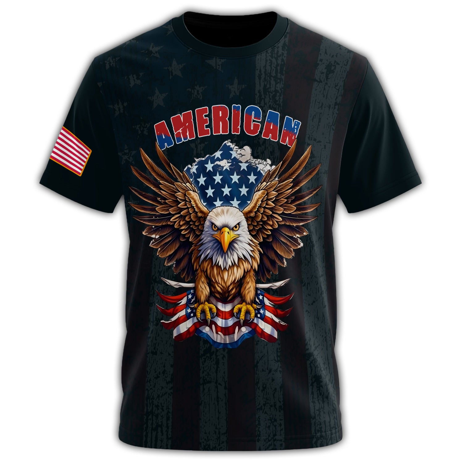 American Veteran Proud All-over Print T-Shirt Secondary image