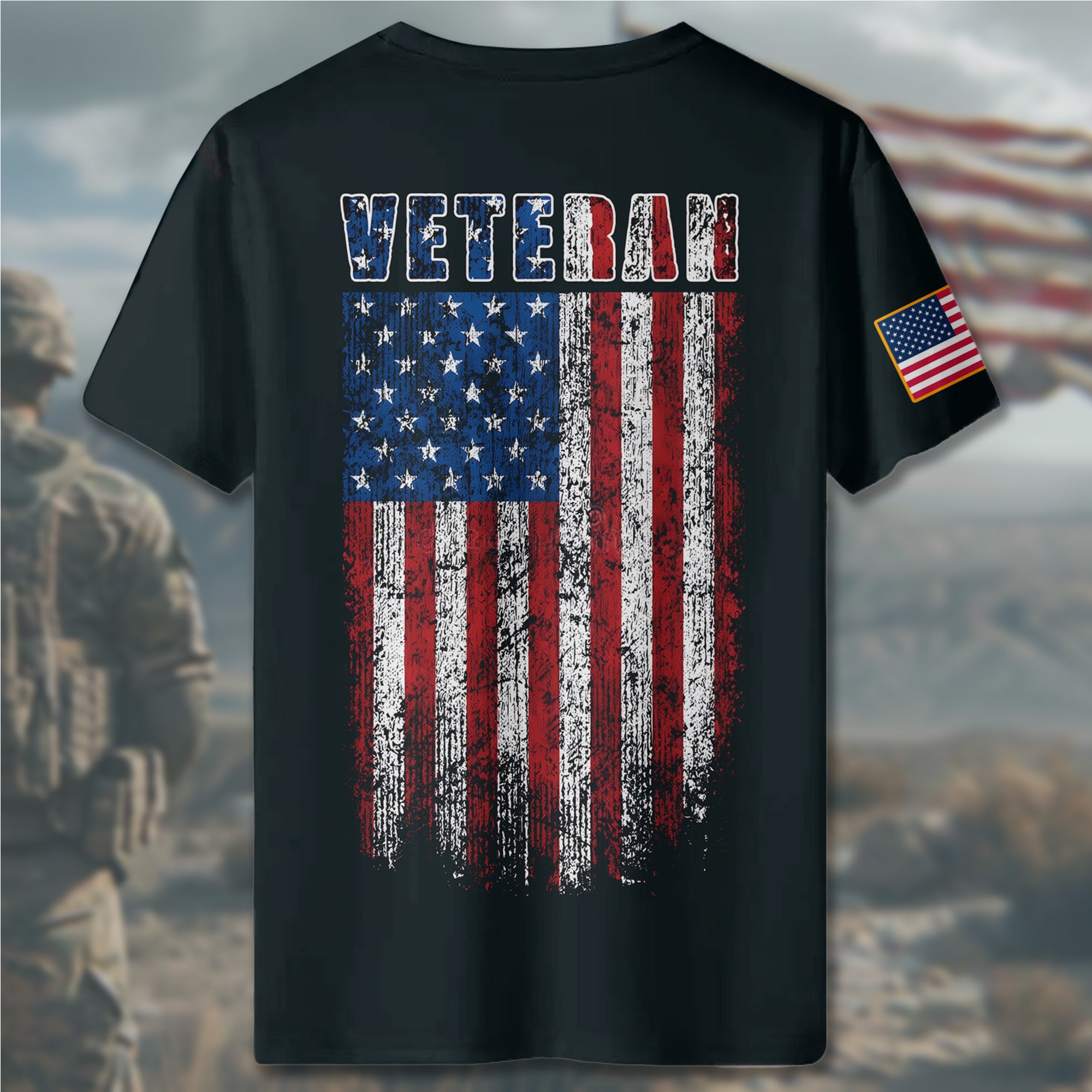 American Veteran Proud All-over Print T-Shirt