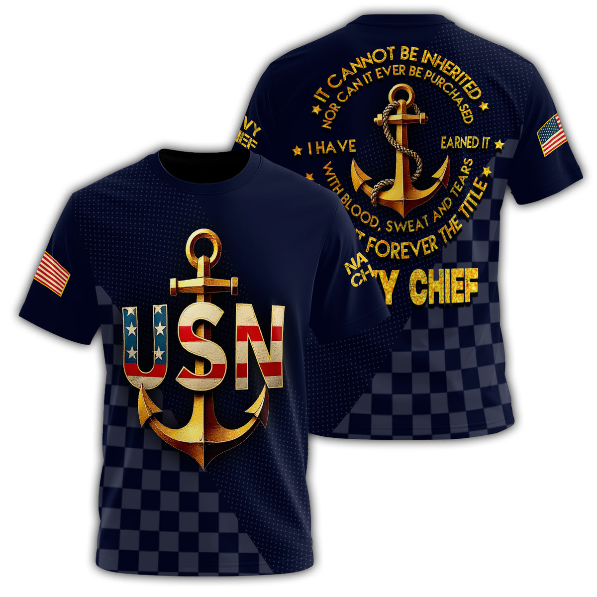 It Cannot Be Inherited or All-over Print T-Shirt Main image