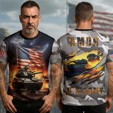 Amor U.S. Army Love Loyalty All-over Print T-Shirt