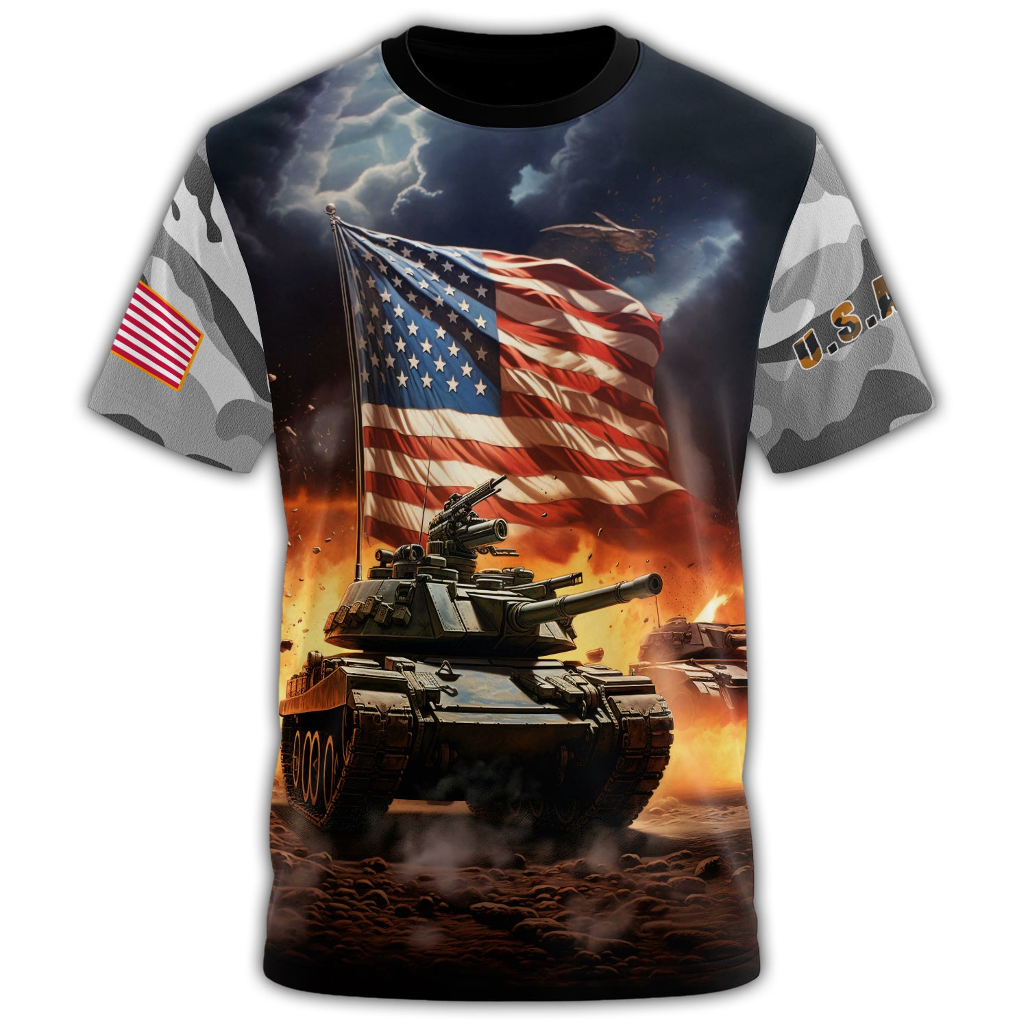 Amor U.S. Army Love Loyalty All-over Print T-Shirt Secondary image
