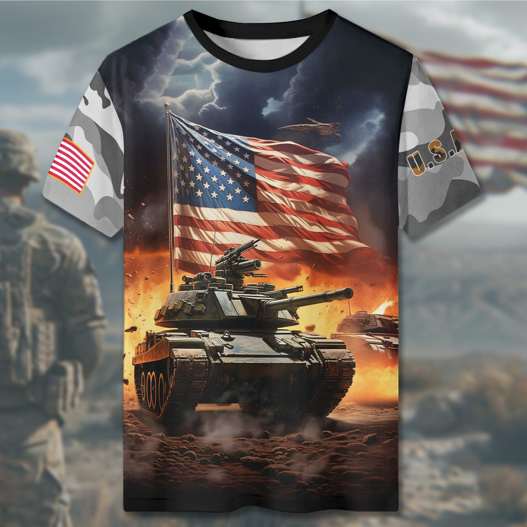 Amor U.S. Army Love Loyalty All-over Print T-Shirt