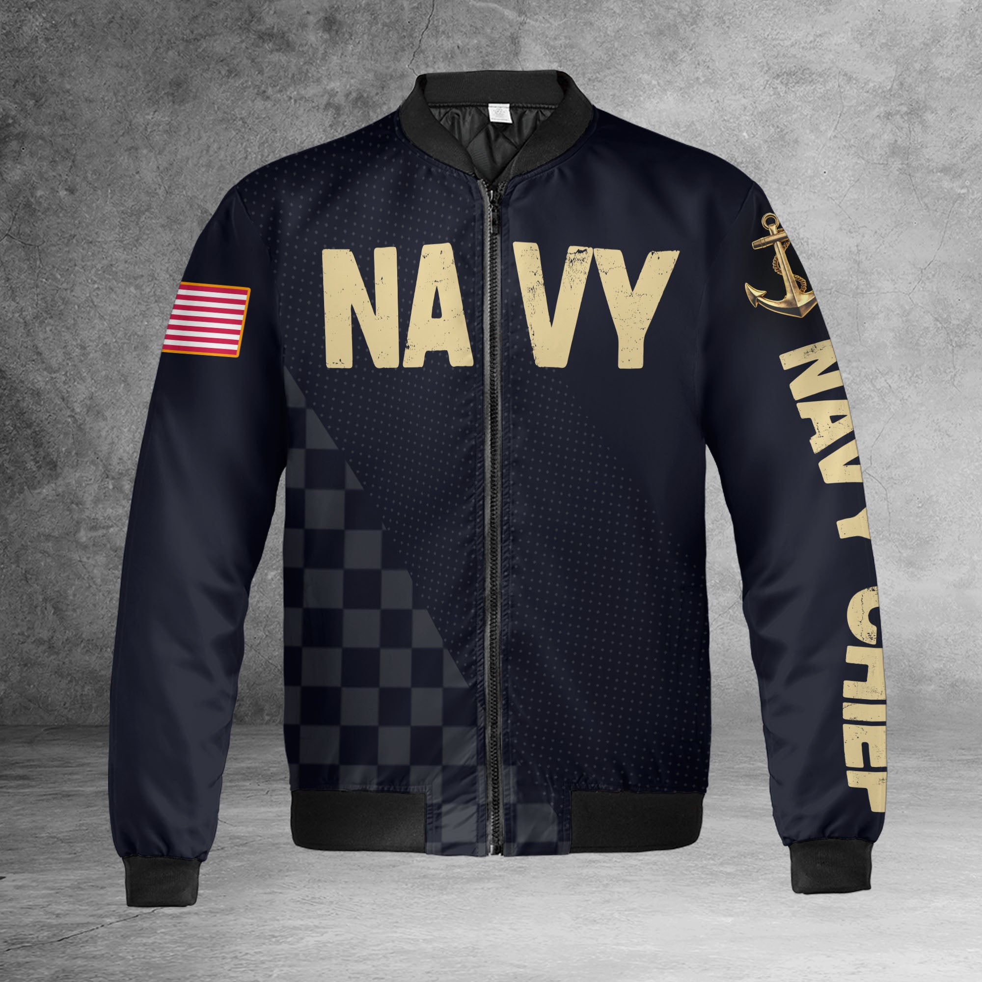 Navy Chief Pride All-over Print Bomber Jacket