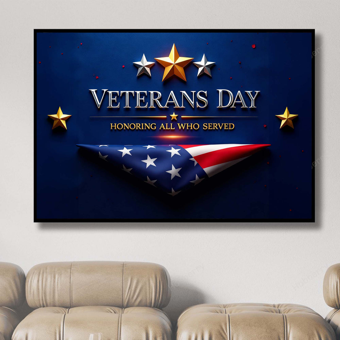 Veterans Day Honoring All Who Served Poster