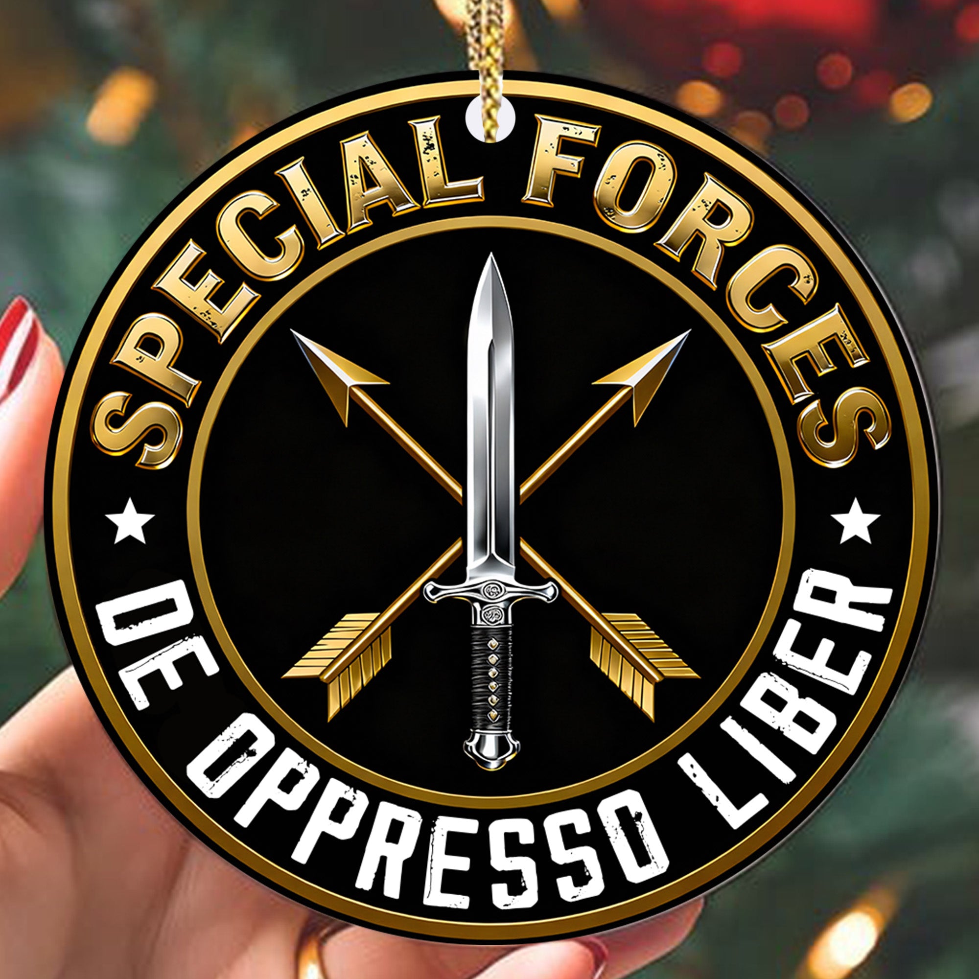 Green Beret De Oppresso Liber Ornament