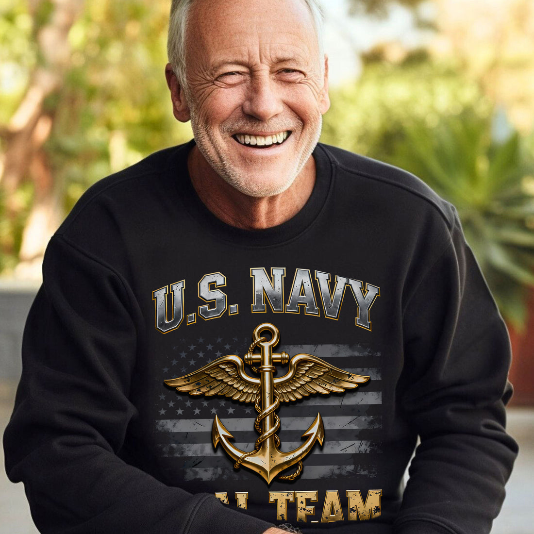 US Navy SEAL Team Proud US Military Veteran Honor Courage Brotherhood Strength Always Sweatshirt