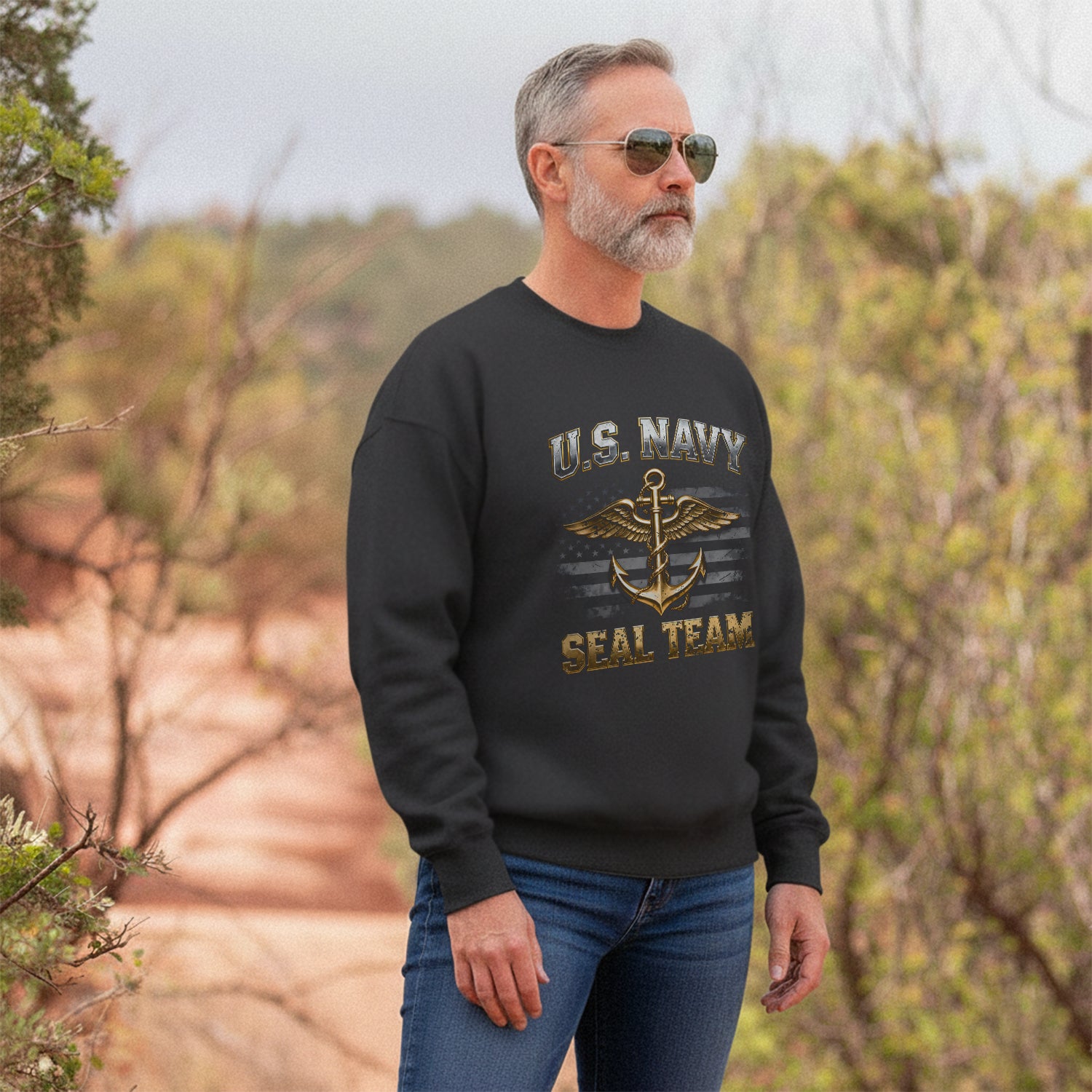 US Navy SEAL Team Proud US Military Sweatshirt