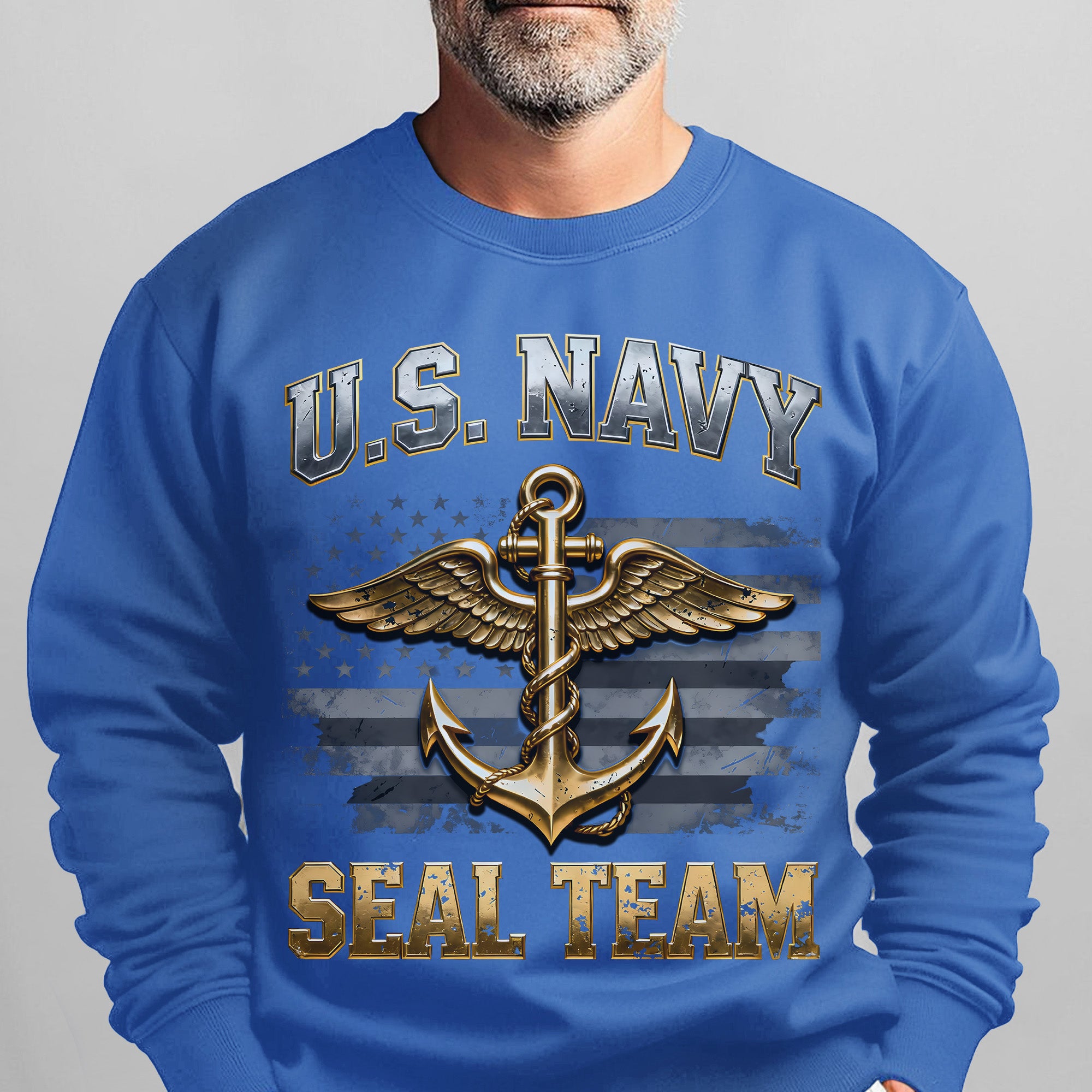 US Navy SEAL Team Proud US Military Veteran Honor Courage Brotherhood Strength Always Sweatshirt
