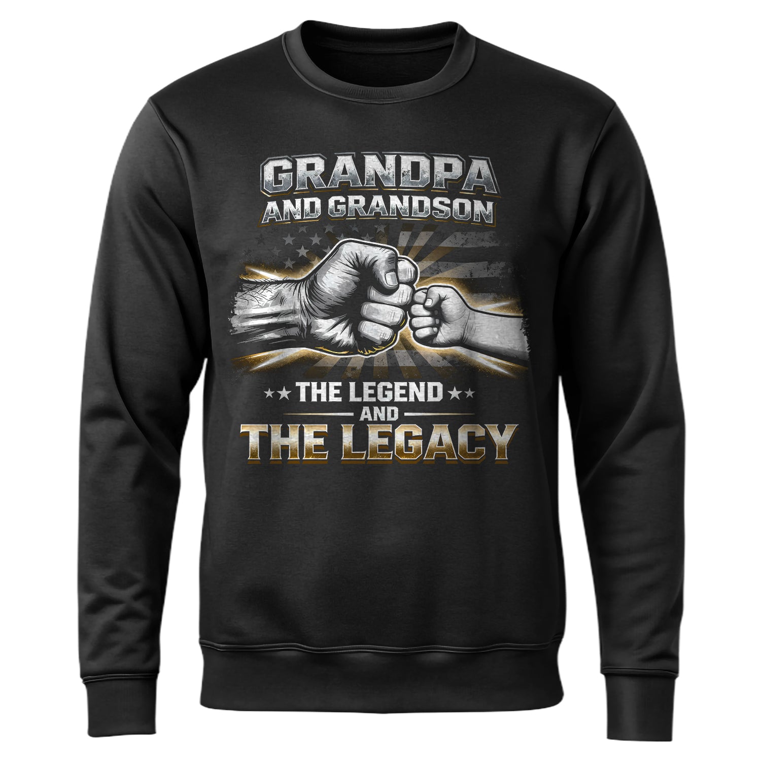 Grandpa and Grandson The Legend and The Sweatshirt