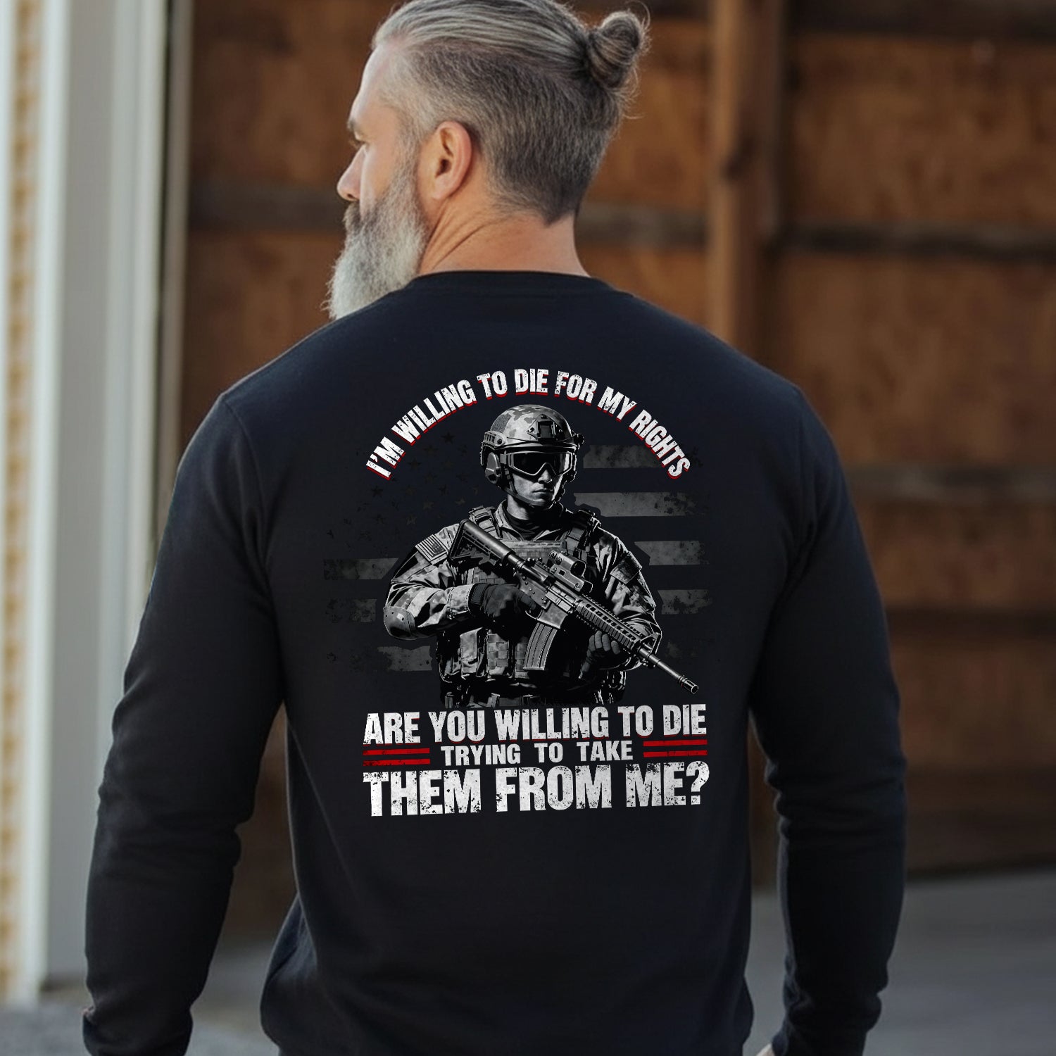 I'm Willing to Die for My Rights Stand Sweatshirt