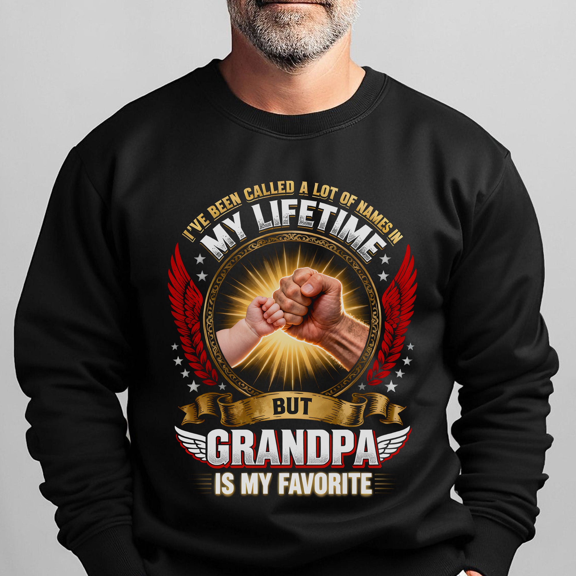 I've Been Called a Lot of Names in My Lifetime Grandpa Is My Favorite Proud US Military Veteran Sweatshirt