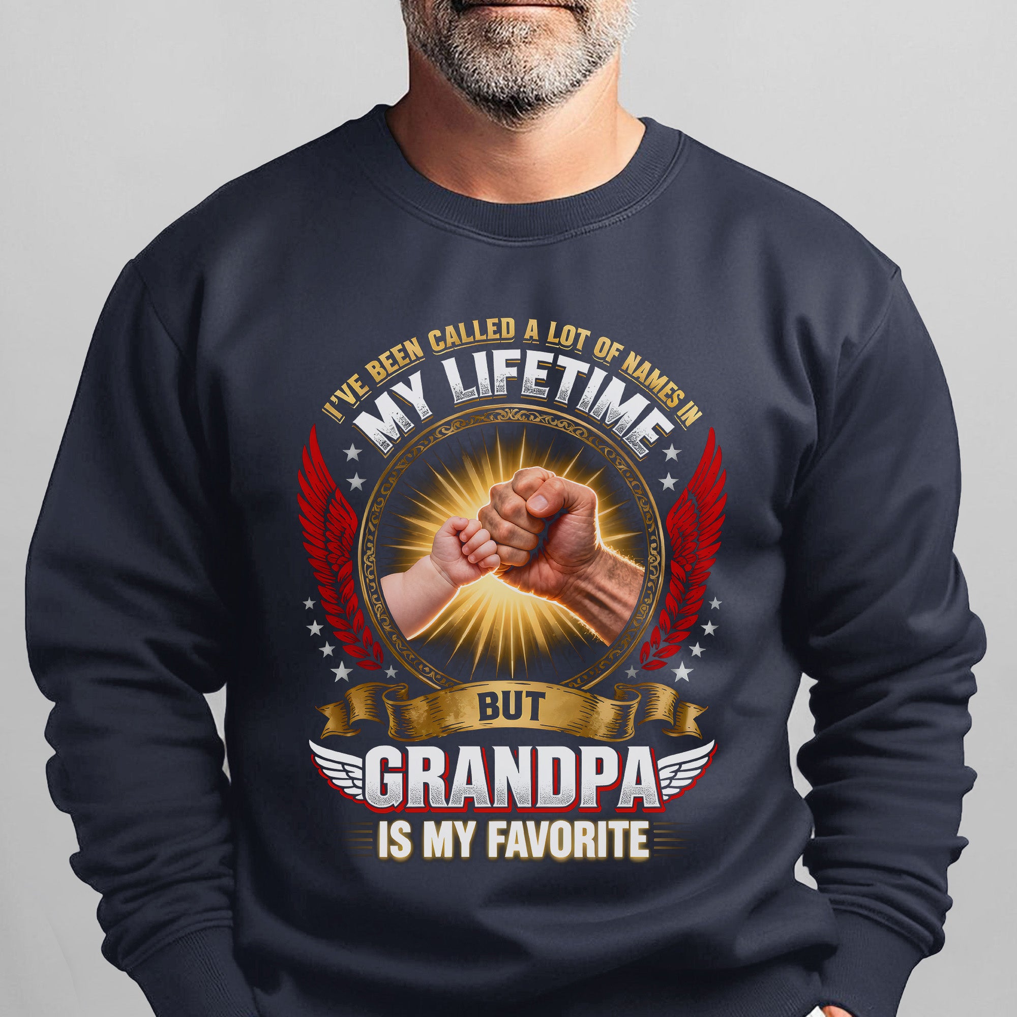 I've Been Called a Lot of Names in My Lifetime Grandpa Is My Favorite Proud US Military Veteran Sweatshirt