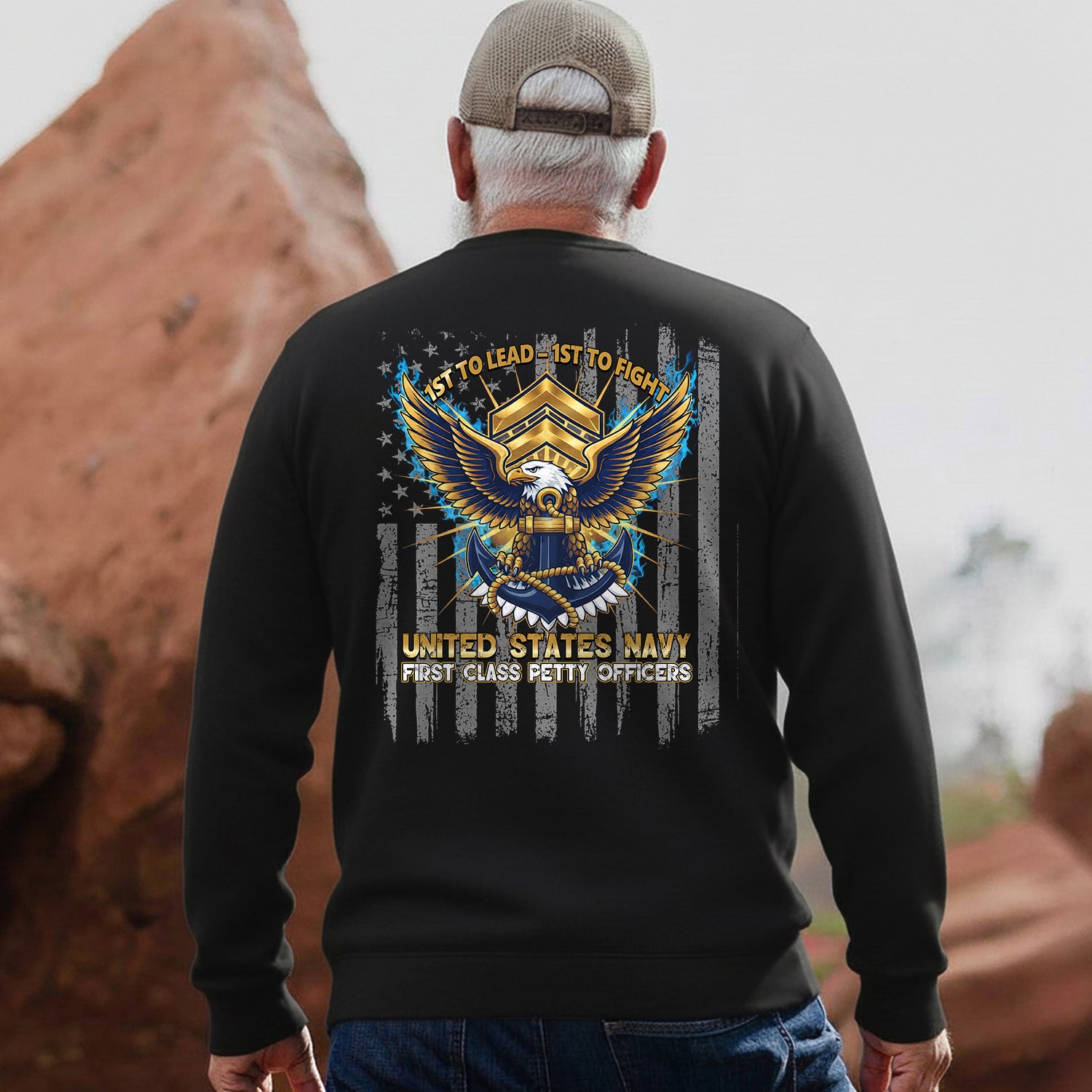 1st to Lead 1st to Fight United States Sweatshirt