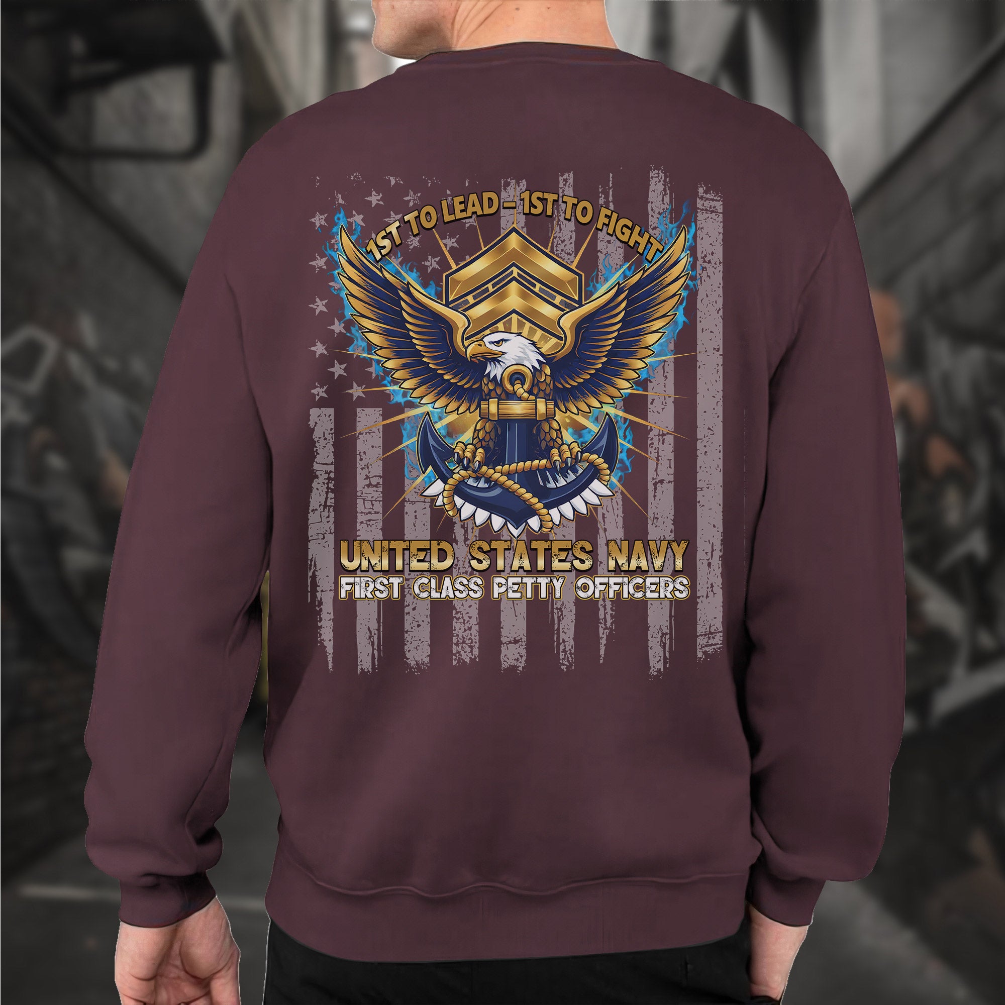 1st to Lead 1st to Fight United States Sweatshirt