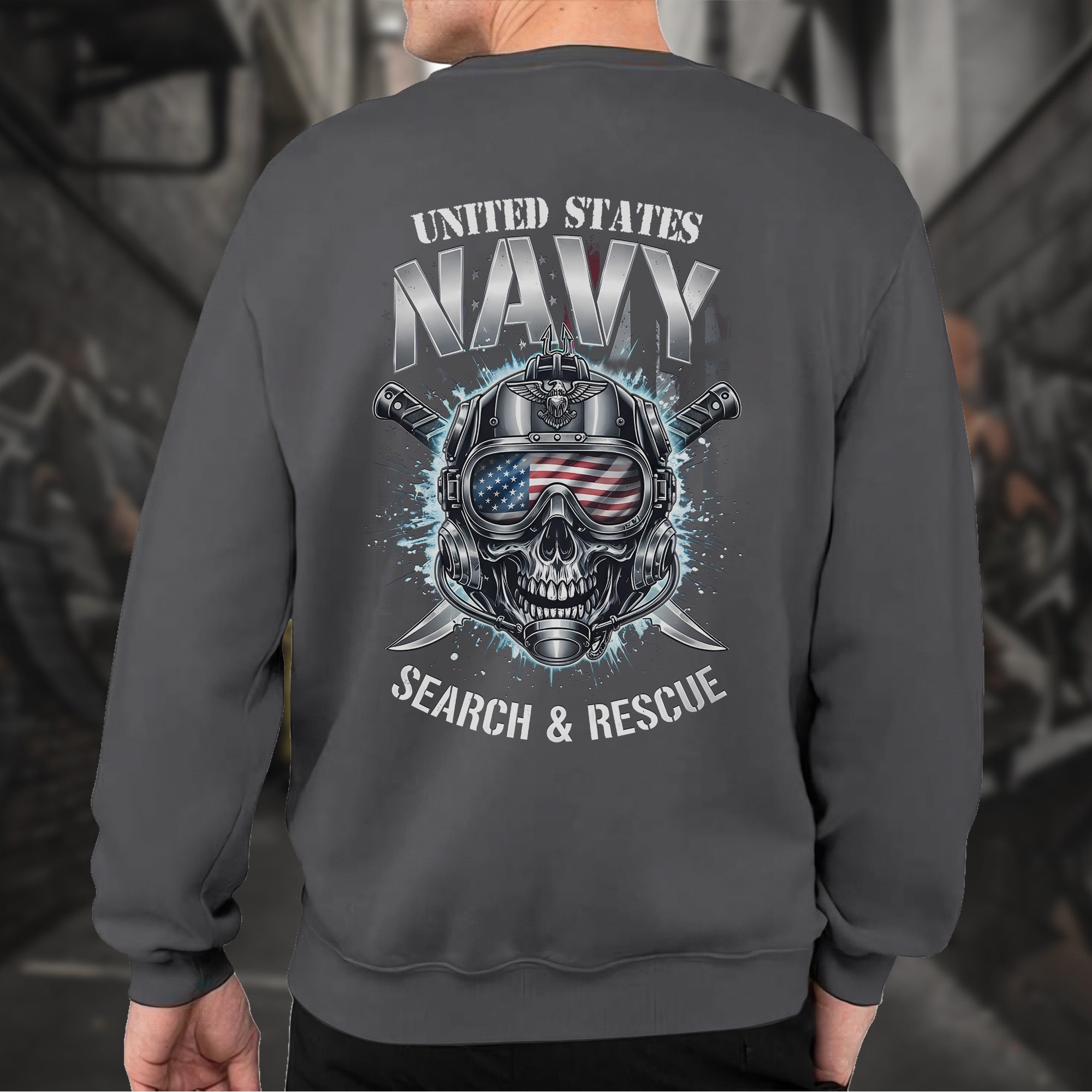 United States Navy Search and Rescue Proud US Military Veteran Honor Courage Service Always Sweatshirt