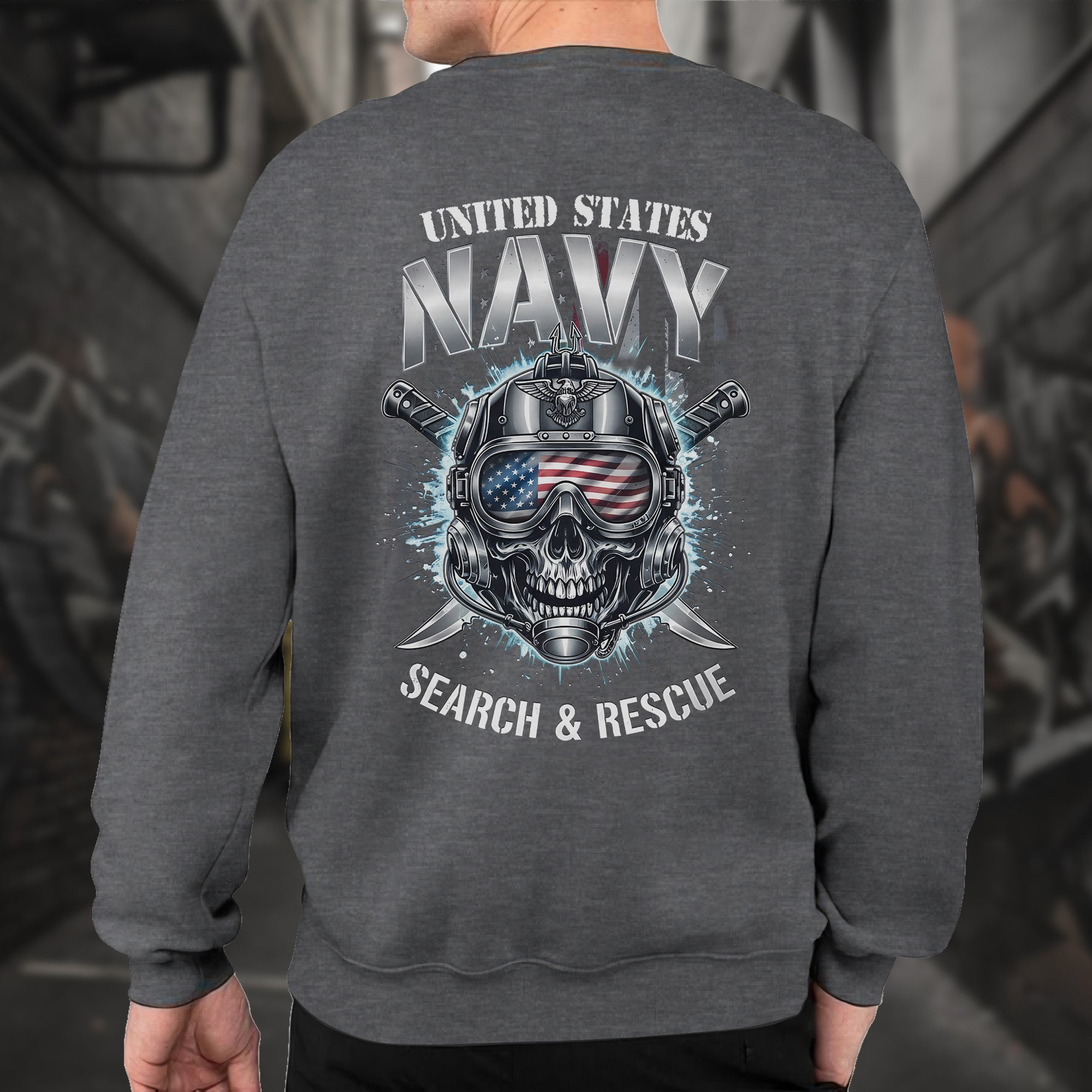 United States Navy Search and Rescue Proud US Military Veteran Honor Courage Service Always Sweatshirt