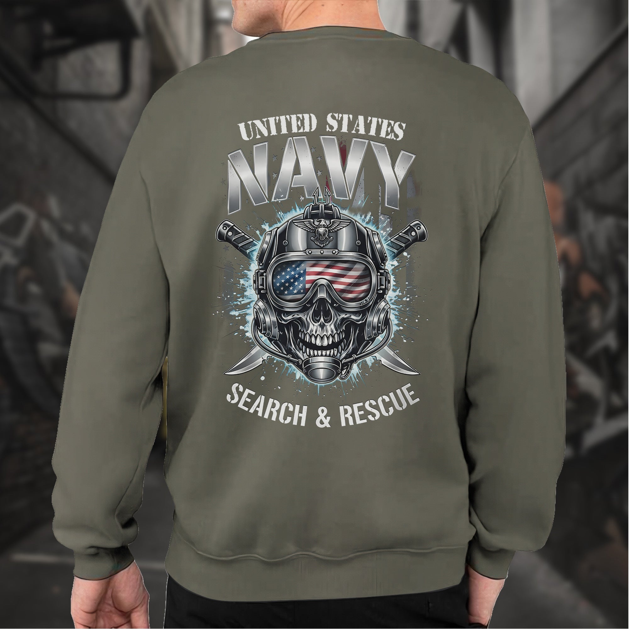 United States Navy Search and Rescue Proud US Military Veteran Honor Courage Service Always Sweatshirt