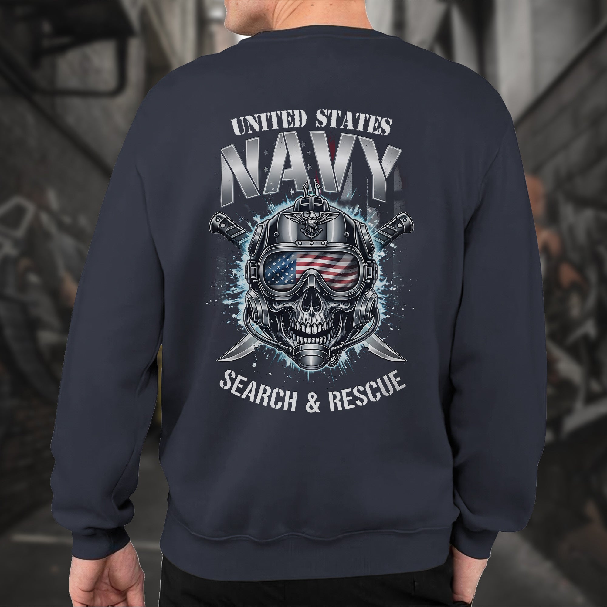 United States Navy Search and Rescue Proud US Military Veteran Honor Courage Service Always Sweatshirt