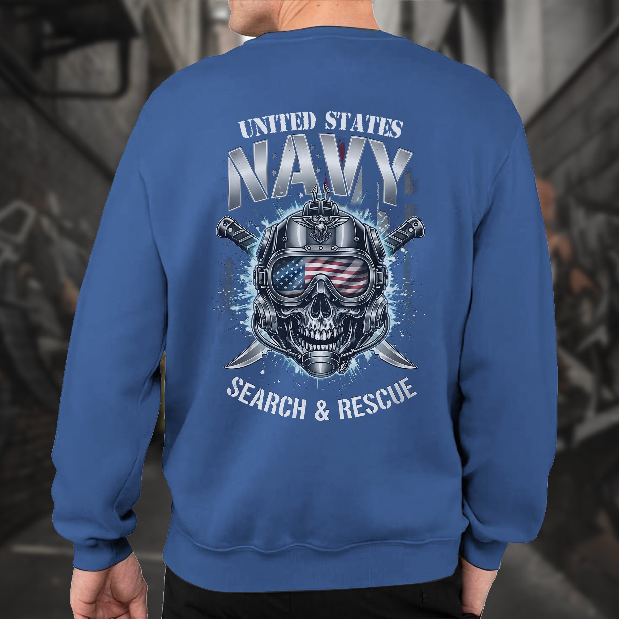 United States Navy Search and Rescue Proud US Military Veteran Honor Courage Service Always Sweatshirt