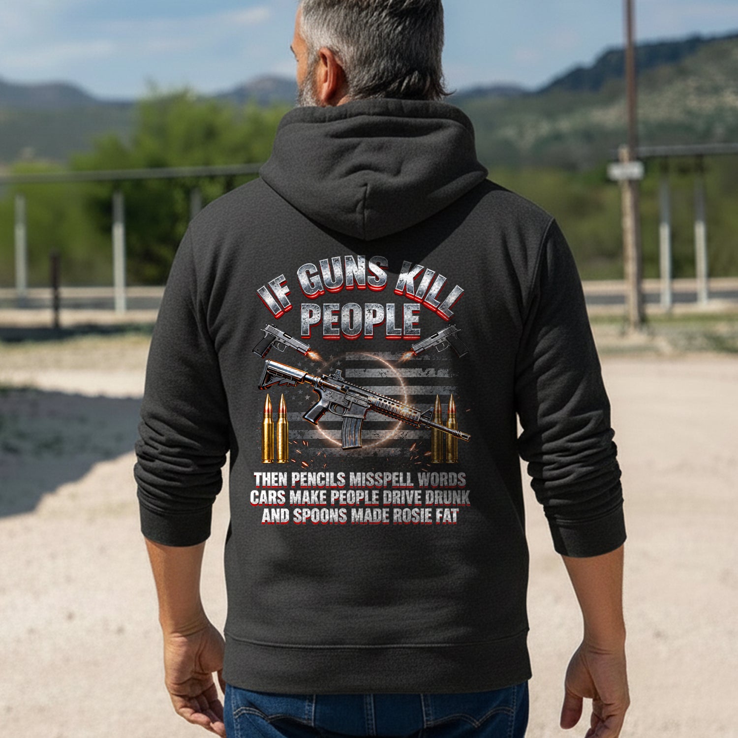 If Guns Kill People Pencils Misspell Words Hoodie