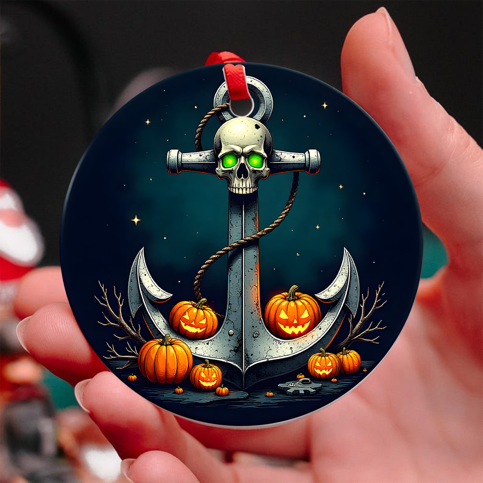 Navy Veteran Honor Strength Loyalty Ornament