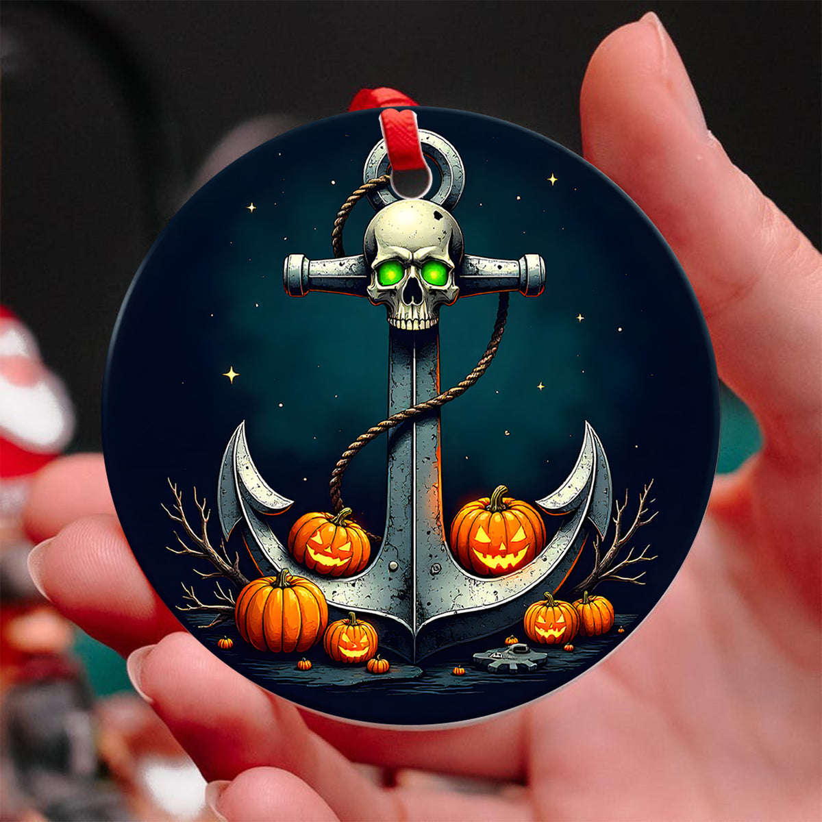 Navy Veteran Honor Strength Loyalty Ornament