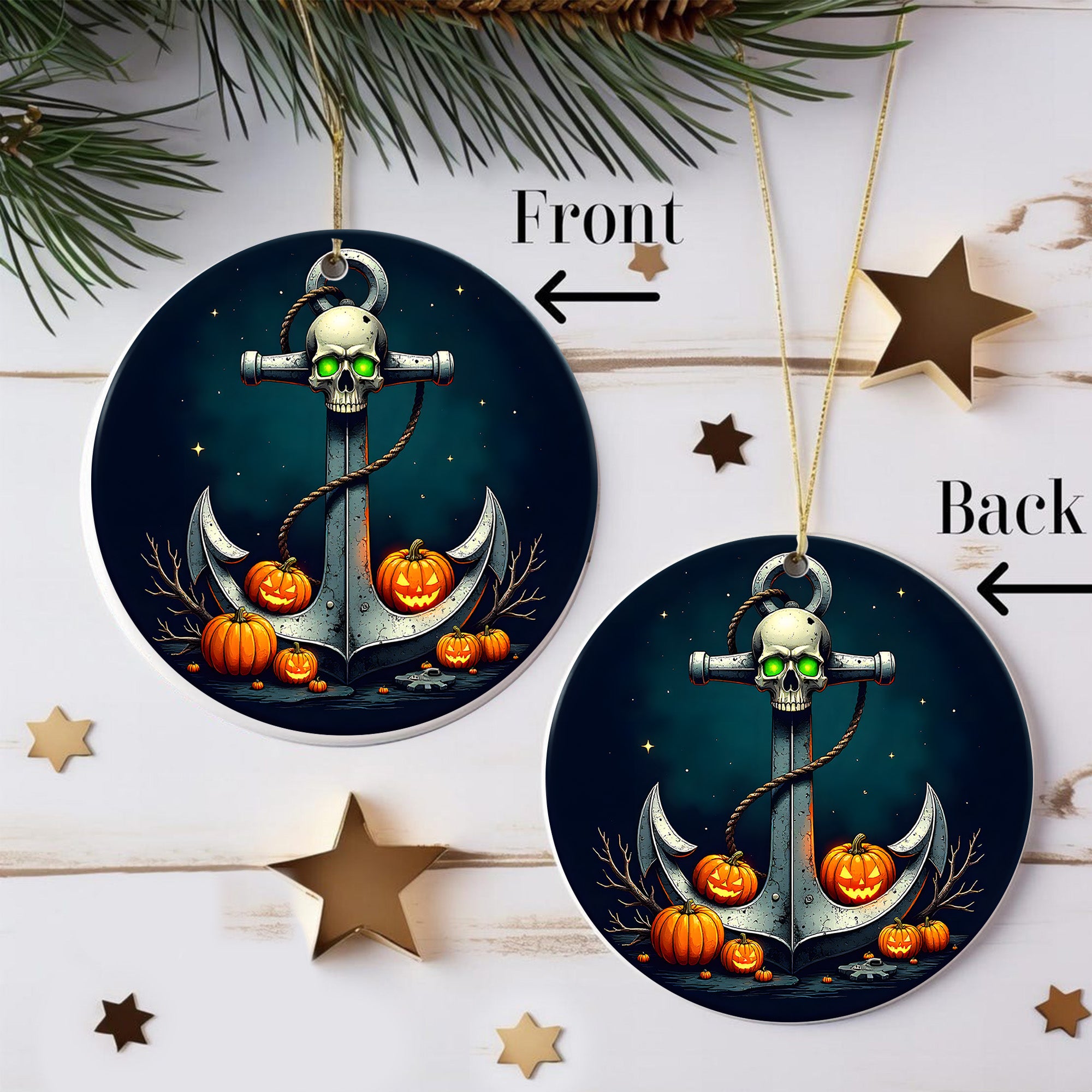 Navy Veteran Honor Strength Loyalty Ornament