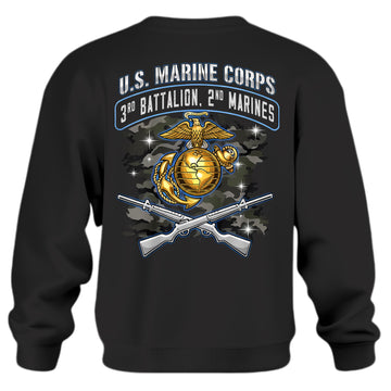 US Marine Corps 3rd Battalion 2nd Sweatshirt