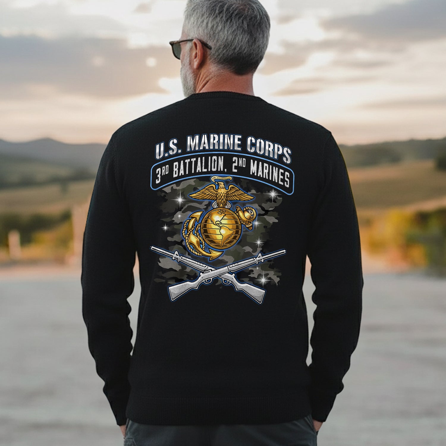US Marine Corps 3rd Battalion 2nd Sweatshirt